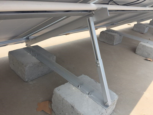 سیستم نصب خورشیدی سقف تخت براکت های ثابت پنل خورشیدی براکت های نصب پنل خورشیدی شیب دار